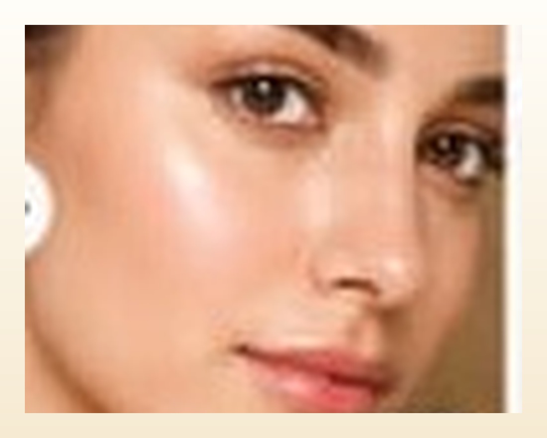 After skincare result